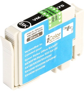 iColor, iColor Tintenpatrone für Epson (ersetzt T1281), black, Tintenpatrone für Epson (ersetzt T1281), black