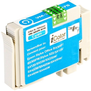 iColor, iColor Tintenpatrone für Epson (ersetzt T1282), cyan, Tintenpatrone für Epson (ersetzt T1282), cyan