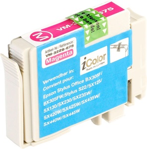 iColor, iColor Tintenpatrone für Epson (ersetzt T1283), magenta, Tintenpatrone für Epson (ersetzt T1283), magenta
