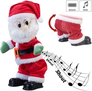 Infactory, infactory Singender und twerkender Weihnachtsmann, 30 cm, Singender und twerkender Weihnachtsmann, 30 cm
