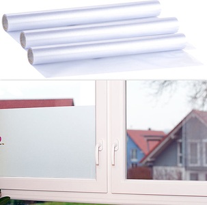 Infactory, infactory 3er-Ser statisch haftende Milchglas-Sichtschutz-Folien, je 45 x 200 cm, 3er-Ser statisch haftende Milchglas-Sichtschutz-Folien, je 45 x 200 cm