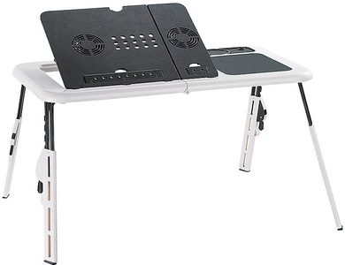 General Office, General Office Notebooktisch mit 2 USB-Lüftern, klappbar, Notebooktisch mit 2 USB-Lüftern, klappbar
