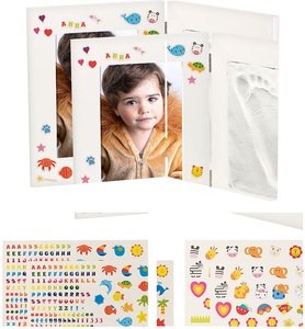 Your design, Your Design 2er-Set 2-teilige Rahmen für Babyfoto, Gipsabdruck, je 36,5 x 23,5 cm, 2er-Set 2-teilige Rahmen für Babyfoto, Gipsabdruck, je 36,5 x 23,5 cm