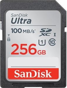 SanDisk, SanDisk SDXC-Karte Ultra, Ultra SDXC-Speicherkarte, 256 GB, Class 10, 100 MB/s, UHS U1