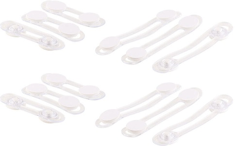 AGT, AGT 12er-Set flexible Kinder-Sicherungen f. Türen &Schubladen, transparent, 12er-Set flexible Kinder-Sicherungen f. Türen &Schubladen, transparent