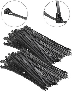 AGT, AGT 200er-Set wiederverschliessbare Kabelbinder, 300 x 7,6 mm, 200er-Set wiederverschließbare Kabelbinder, 300 x 7,6 mm