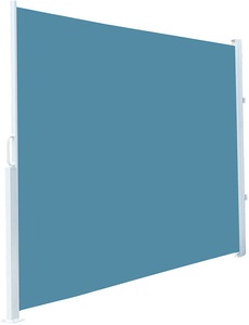 Royal Gardineer, Royal Gardineer Seitenmarkise 120 x 200 cm, für Garten, Balkon und Terrasse, blau, Seitenmarkise 120 x 200 cm, für Garten, Balkon und Terrasse, blau