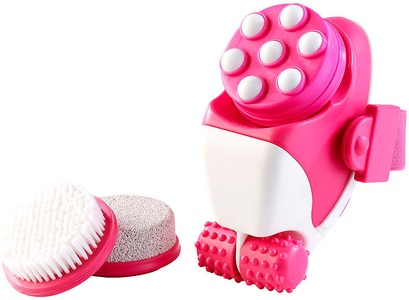 newgen medicals, newgen medicals 4in1 wasserdichtes Elektro-Hautpflege- & Massage-Set für Bad & Dusche, 4in1 wasserdichtes Elektro-Hautpflege- & Massage-Set für Bad & Dusche