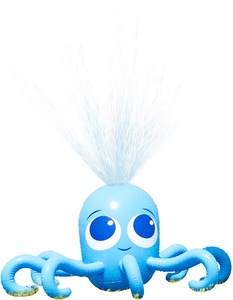 Playtastic, Playtastic Aufblasbarer Oktopus mit integriertem Wassersprinkler für Kinder, Aufblasbarer Oktopus mit integriertem Wassersprinkler für Kinder