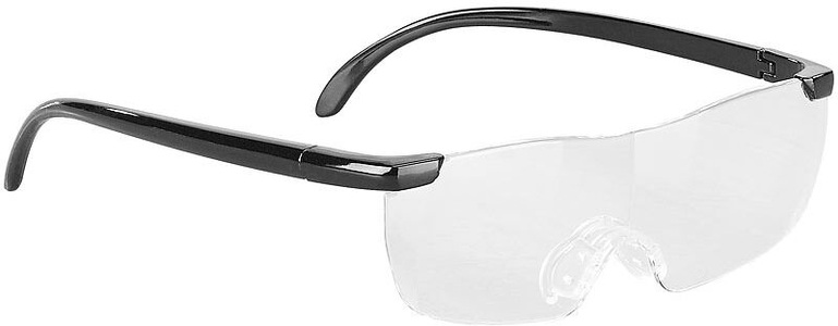 Pearl, Pearl Randlose Vergrösserungs-Brille, 1,6-fach, mit Schutz-Tasche, Randlose Vergrösserungs-Brille, 1,6-fach, mit Schutz-Tasche