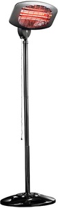 Semptec Urban Survival Technology, Semptec Urban Survival Technology QW-2000 Quarz-Aussen-Heizstrahler mit Standfuss, höhenverstellbar, IPX4, Quarz-Außen-Heizstrahler QW-2000 mit Standfuß, höhenverstellbar, IPX4