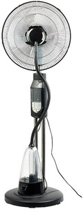 Sichler Haushaltsgeräte, Sichler Haushaltsgeräte Sprühnebel-Standventilator, Oszillation, Fernbedienung, 70 W, Ø 35 cm, Sprühnebel-Standventilator, Oszillation, Fernbedienung, 70 W, Ø 35 cm