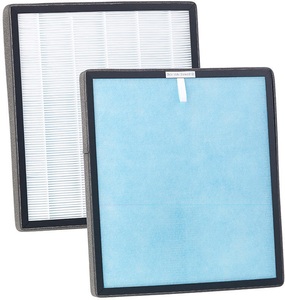 Sichler Haushaltsgeräte, Sichler Haushaltsgeräte 2in1-Ersatz-Filter für Luftreiniger LR-600, antibakteriell und HEPA, 2in1-Filter für Luftreiniger LR-600 & -650, antibakteriell, HEPA