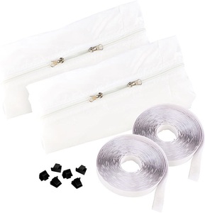 Sichler Haushaltsgeräte, Sichler Haushaltsgeräte Abluft Fensterabdichtung für mobile Klimageräte, Hot Air Stop, 2er Set, Abluft Fensterabdichtung für mobile Klimageräte, Hot Air Stop, 2er Set