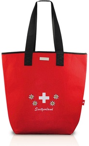 undefined, Shopping Tasche Ethno, Schweizer Design, rot, Shopping Tasche Ethno, rot, 40 x 45 x 15 cm