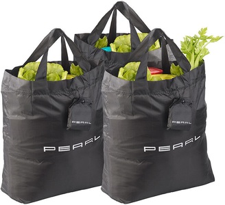 Pearl, Pearl 3er-Set faltbare Einkaufstaschen mit Schutzhülle, 17,5 Liter, 3er-Set faltbare Einkaufstaschen mit Schutzhülle, 17,5 Liter