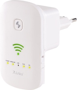 7links, 7links Dualband-WLAN-Repeater, Access Point & Router, 1.200 Mbit/s, WPS-Taste, Dualband-WLAN-Repeater, Access Point & Router, 1.200 Mbit/s, WPS-Taste
