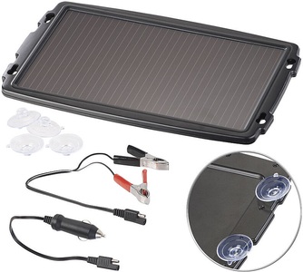 revolt, revolt Solar-Ladegerät für Auto-Batterien, 12 Volt, 2,4 Watt, Solar-Ladegerät für Auto-Batterien, 12 Volt, 2,4 Watt