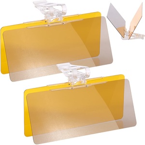 Lescars, Lescars 2er-Set Tag- & Nacht-Blendschutz für Auto-Sonnenblenden, je 30 x 13cm, 2er-Set Tag- & Nacht-Blendschutz für Auto-Sonnenblenden, je 30 x 13cm