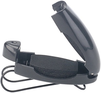 Lescars, Lescars Stabiler Kfz-Brillenhalter für Sonnen- oder Zweitbrille, Stabiler Kfz-Brillenhalter für Sonnen- oder Zweitbrille