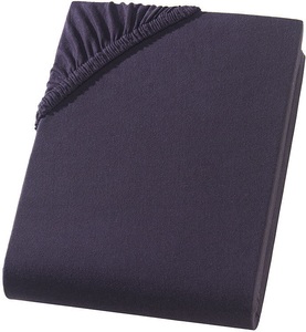 undefined, PREMIUM Jersey Topper für Boxspringbett, schwarz, PREMIUM Jersey Fixleintuch für Boxspringbett-Topper, schwarz