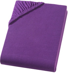 undefined, SUPERB Wasserbett/Boxspringbett Qualitäts-Jersey Fixleintuch aubergine, SUPERB Wasserbett/Boxspringbett Jersey Fixleintuch aubergine Steg 40cm