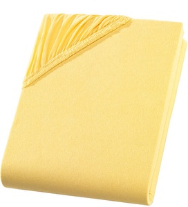 undefined, SUPERB Wasserbett/Boxspringbett Qualitäts-Jersey Fixleintuch, maisgelb, SUPERB Wasserbett/Boxspringbett Jersey Fixleintuch maisgelb, Steg 40cm