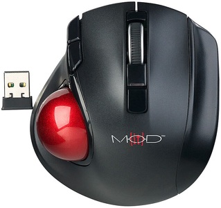 Mod-it, Mod-it Kabelloser Funk-Laser-Trackball mit 5 Tasten und Scrollrad, 1.200 dpi, Kabelloser Funk-Laser-Trackball mit 5 Tasten und Scrollrad, 1.200 dpi