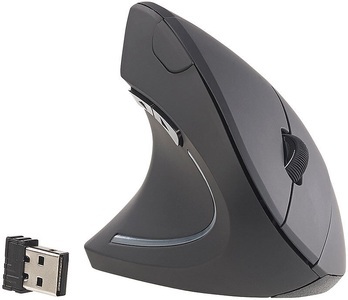 GeneralKeys, GeneralKeys Optische Vertikal-Funkmaus für Linkshänder, 1.600 dpi, 2,4 GHz, Optische Vertikal-Funkmaus für Linkshänder, 1.600 dpi, 2,4 GHz