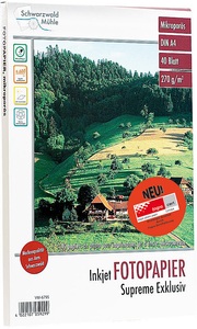 Schwarzwald Mühle, Schwarzwald Mühle 40 Bl. Hochglanz-Fotopapier Supreme exklusiv 270g/A4, 40 Bl. Hochglanz-Fotopapier Supreme exklusiv 270g/A4