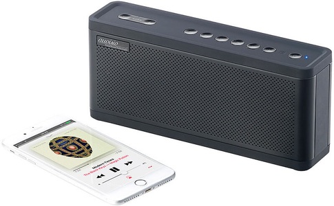 Auvisio, auvisio Premium 2.1-Lautsprecher, 6.700-mAh-Akku, Bluetooth, NFC, 50 Watt, Premium 2.1-Lautsprecher, 6.700-mAh-Akku, Bluetooth, NFC, 50 Watt