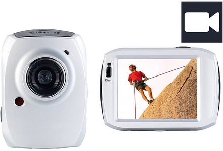 Somikon, Somikon 3in1-Action-Cam DV-1200 mit Full HD & 6,1-cm-Touchscreen, 3in1-Action-Cam DV-1200 mit Full HD & 6,1-cm-Touchscreen