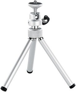 Somikon, Somikon Mini-Teleskop-Stativ aus Aluminium für Kompakt-Kameras (1/4"), Mini-Teleskop-Stativ aus Aluminium für Kompakt-Kameras (1/4