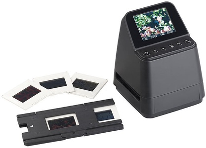 Somikon, Somikon Stand-Alone-Dia- und Negativ-Scanner mit 14-MP-Sensor, 3.200 dpi, Stand-Alone-Dia- und Negativ-Scanner mit 14-MP-Sensor, 3.200 dpi
