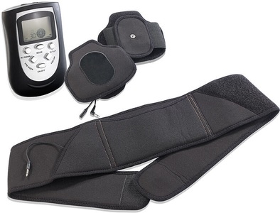 newgen medicals, newgen medicals 3in1-Massagegürtel-Set für Entspannung und Muskelaufbau, 3in1-Massagegürtel-Set für Entspannung und Muskelaufbau