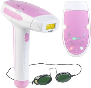 Sichler Beauty, Sichler Beauty IPL-Haarentfernungs-System mit Licht-Aufsatz, 5 Stufen & Schutzbrille, IPL-Haarentfernungs-System mit Licht-Aufsatz, 5 Stufen & Schutzbrille