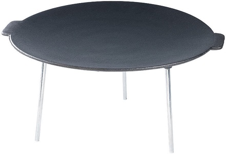 Rosenstein & Söhne, Rosenstein & Söhne Grillschale aus emailliertem Gusseisen, Ø 45 cm, Grillschale aus emailliertem Gusseisen, Ø 45 cm