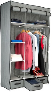 Pearl, Pearl 2-türiger Faltschrank mit 6 Fächern und 3 Schubfächern, 131-teilig, 2-türiger Faltschrank mit 6 Fächern und 3 Schubfächern, 131-teilig