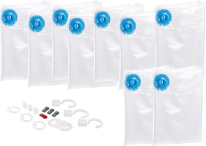 Pearl, Pearl 9er-Set Vakuum-Beutel, zur Saugkompression, Bügelhaken, 70 x 100 cm, 9er-Set Vakuum-Beutel, zur Saugkompression, Bügelhaken, 70 x 100 cm