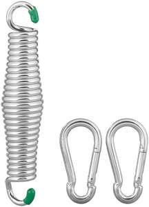 Semptec Urban Survival Technology, Semptec Urban Survival Technology Schwingfeder für Hängesessel & -matte, 2 Karabinerhaken, bis 120 kg, Schwingfeder für Hängesessel & -matte, 2 Karabinerhaken, bis 120 kg