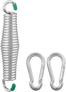 Semptec Urban Survival Technology, Semptec Urban Survival Technology Schwingfeder für Hängesessel & -matte, 2 Karabinerhaken, bis 120 kg, Schwingfeder für Hängesessel & -matte, 2 Karabinerhaken, bis 120 kg