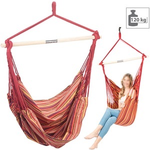 Semptec Urban Survival Technology, Semptec Urban Survival Technology Hängesessel mit Querstrebe, belastbar bis 120 kg, 100 x 130 cm, Hängesessel mit Querstrebe, belastbar bis 120 kg, 100 x 130 cm