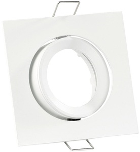 Luminea, Luminea Einbaurahmen MR16, weiss, quadratisch, für 1 Strahler, Einbaurahmen MR16, weiss, quadratisch, für 1 Strahler