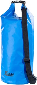 Xcase, Xcase Wasserdichter Packsack 25 Liter, blau, aus strapazierfähiger Lkw-Plane, Wasserdichter Packsack 25 Liter, blau, aus strapazierfähiger Lkw-Plane