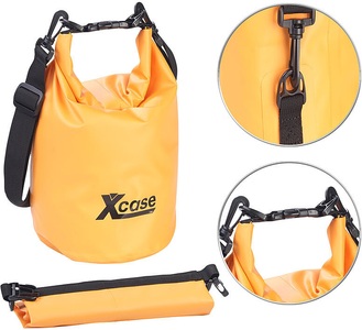 Xcase, Xcase Wasserdichter Packsack, strapazierfähige Industrie-Plane, 5 l, orange, Wasserdichter Packsack, strapazierfähige Industrie-Plane, 5 l, orange