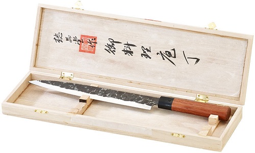 TokioKitchenWare, TokioKitchenWare Filiermesser mit Echtholzgriff, handgefertigt, Filiermesser mit Echtholzgriff, handgefertigt