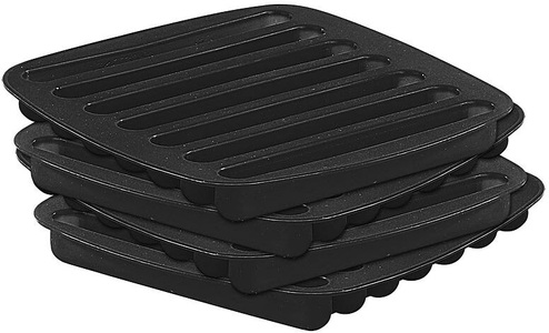 Rosenstein & Söhne, Rosenstein & Söhne 7-fach Silikonform für "Stab-Eis" 4er-Set, Ideal für Flaschen, 7-fach Silikonform für 