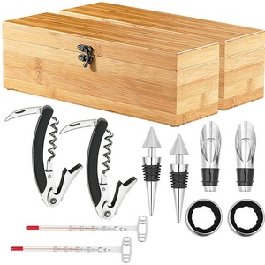 Carlo Milano, Carlo Milano 2x 5-teiliges Sommelier-Set in edler Geschenkbox für 1 Weinflasche, 2x 5-teiliges Sommelier-Set in edler Geschenkbox für 1 Weinflasche