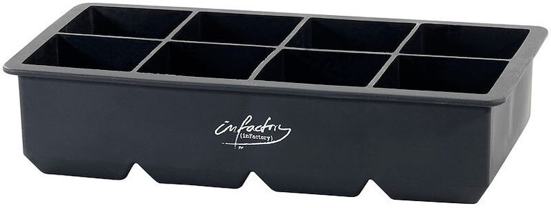 Infactory, infactory XXXL-Eiswürfelform für 8 Eiswürfel, 5x5 cm (1 Liter Wasser), XXXL-Eiswürfelform für 8 Eiswürfel, 5x5x5cm für 1 Liter Wasser