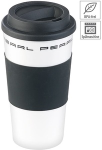 Pearl, Pearl Coffee-to-go-Becher mit Deckel, 475 ml, doppelwandig, BPA-frei, Coffee-to-go-Becher mit Deckel, 475 ml, doppelwandig, BPA-frei